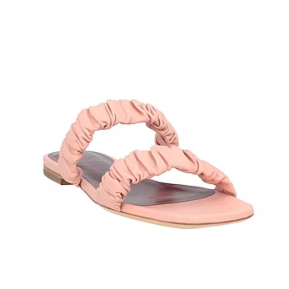 NWT Staud Maya Ruched Sandal Blush Size 8